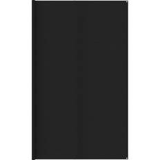 vidaXL Tent Carpet 400x700 cm Black HDPE