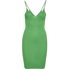 Noisy May cami ribbed mini dress in bright