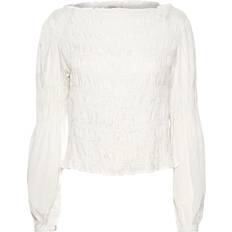 Cream Blouse Femme Henva - Blanc