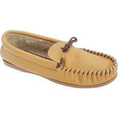 Mokkers Mens Suede Emily Moccasin Slippers - Gris