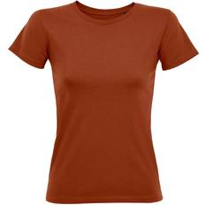 Multicoloured - Women T-shirts SOLS Womens/Ladies Regent Fit T-Shirt (Terracotta)