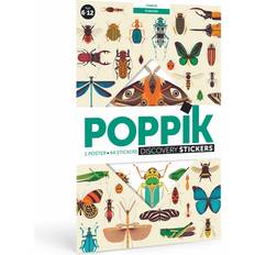 Poppik Discovery Sticker Kit Insects for Ages 6 and Above. Fun, Educational Poster Kit for Kids