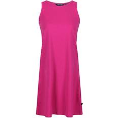 Regatta Womens/Ladies Kaimana Plain Swing Dress (Fuchsia) Cotton