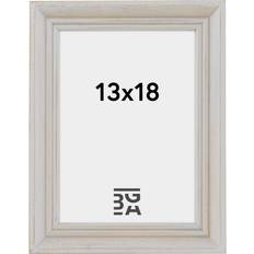 Zep Vintage white, Træ, Hvid, Enkelt billedramme, Bord, Væg, 13 x 18 cm, Rektangulær Ramme