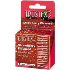 Condom Trustex: Strawberry Condom 3pk