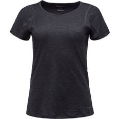 Black Diamond Camiseta Rhythm Tee Negro Manga Corta Mujer