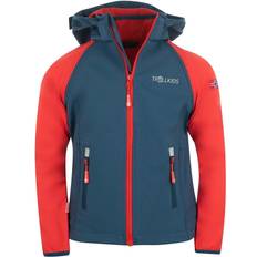 Trollkids Rondane Softshelljakke, Bright Red/Mystic Blue