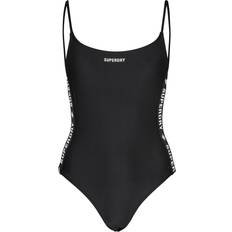 Superdry Costume Da Bagno Donna Essential Tape - Noir