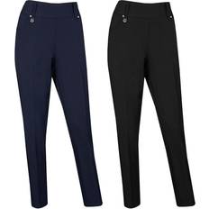 Island Green Golf Island Green Womens Pull On Moisture Wicking Golfbroek - Zwart