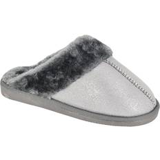 Dame - Sølv Sandaler Sleepers Womens/Ladies Juliet Sparkle Slippers (7 UK) (Silver)