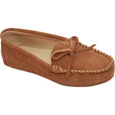 Femme - Violet Mocassins Eastern Counties Leather Womens/Ladies Suede Moccasins (6 UK) (Chestnut)