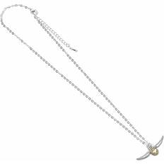 Harry Potter Golden Snitch Charm Necklace - Silver/Gold