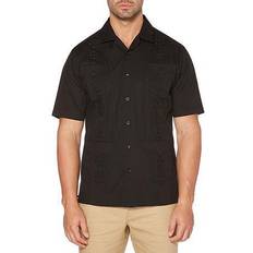 Cubavera Four Pocket Guayabera Shirt - True Black