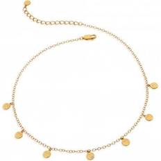 Choker Necklaces Hot Diamonds Lunar Choker - Gold