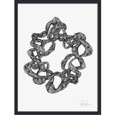 Nordal Wreath illustration Art encadr�é 30x40cm