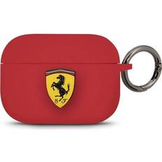 Ferrari Tilbehør til høretelefoner Ferrari FESA3CARE AirPods 3 cover red/red On Track PU Carbon