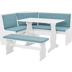 Polyester Tables Linon Sasha Dining Set 27.4x42.9" 3pcs