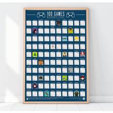 Plast Plakater Gift Republic Scratch Off Bucket Plakat 45.7x58.4cm