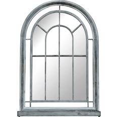 Charles Bentley Grey Arched Wall Mirror