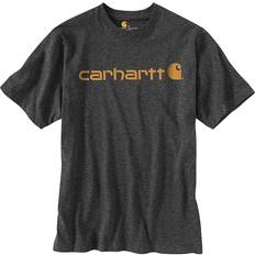 Men - Yellow T-shirts Carhartt Men's Short-Sleeve Logo T-Shirt Gray