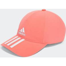 Oui - Rose Casquettes Adidas AEROREADY 3-Stripes Baseball - Semi Turbo/White Junior