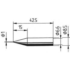 Arts et Métiers Ersa 842 BD Soldering tip Pencil-shaped Tip size 1 mm Content 1 pc(s)