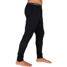 Nero Pantaloni da pesca Simms Heavyweight Baselayer Bottoms