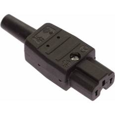 as - Schwabe 62083 Varmapparat-stik (C15/C16) Stik, lige Samlet poltal: 3 10 A Sort 1 stk