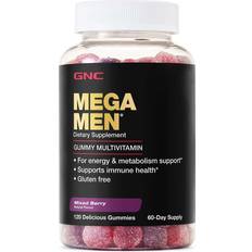 Blueberry Vitamins & Minerals GNC Mega Mens Multivitamin Gummy 120 pcs