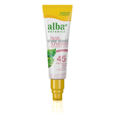 Alba Botanica Facial Sheer Shield Sunscreen SPF 45 Fragrance Free (57 g)