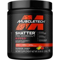 Taurine Pre-Workouts Muscletech Shatter Ripped Rainbow Candy