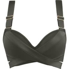 Marlies Dekkers Push Up Bikini Top - Wired Padded Seaweed Green