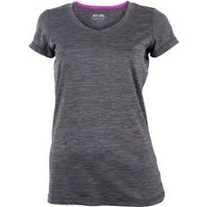 NYXX Flow dame stretch T-shirt, Fuchsia/Sort