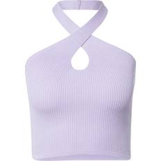 Urban Classics Ladies Rib Knit Crossed Neckholder Top