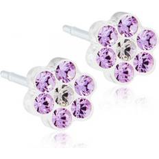 Violetti Korut Blomdahl Daisy 5mm Violet Plastic -