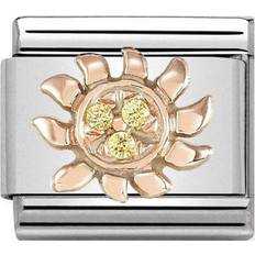 Women - Yellow Charms & Pendants Nomination Classic Rose Sun Charm