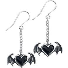 Alchemy Gothic BlackSoul Ørering Damer sølvfarvet