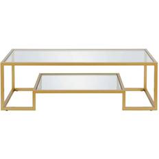 Brass Coffee Tables Hudson & Canal Athena Coffee Table 24x54"