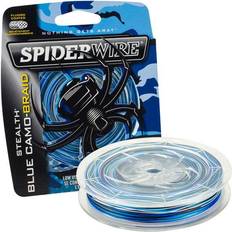 Flätlinor Fiskelinor på rea Spiderwire Stealth Blue Camo Braid 200yds 65lb