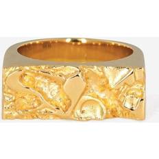IX Studios Rustic Ring 18 kt - Guldpläterad Silver/Gold
