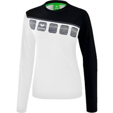 Erima 5-C Langarmshirt Damen - Blanc
