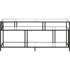 Glasses - Transparent TV Benches Hudson & Canal Cortland TV Bench 16x24"