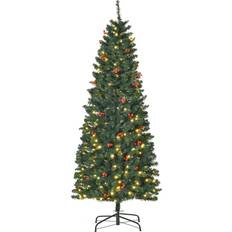 Black Christmas Trees Homcom Artificial Green Berry Christmas Tree