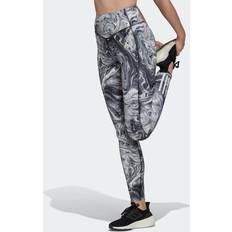 Adidas Multicolor Medias Adidas Hyperglam High-Rise Marble-Print Leggings