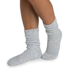 Uppvärmda strumpor Barefoot Dreams De Mysiga Uppvärmda Damstrumporna - Ostron/Vit