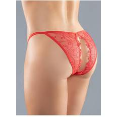 Belle kostume Allure Adore Enchanted Belle Panty, Crotchless, O/S, Red, 23 ml