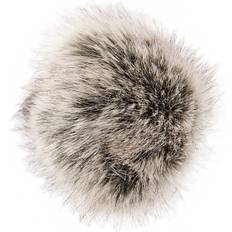 Rico Pompon Kvast Akryl Mix Sort/Natur 10 cm