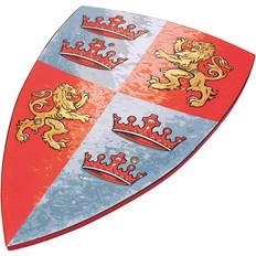 Liontouch 11350LT Medieval Noble Knight Foam Toy Shield, Red Part Of A Kid's Costume Line