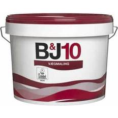 B&J Hvide - Vægmaling B&J 10 Vægmaling Hvid 4.5L