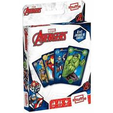 Shuffle Juegos de Mesa Shuffle Avengers Baraja de Cartas Infantil 4 Juegos